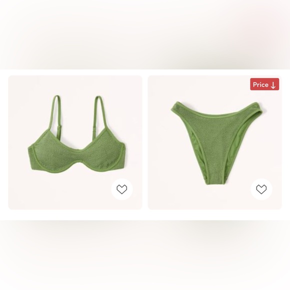 Abercrombie & Fitch Other - Abercrombie & Fitch Green Bikini Set